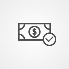 Money vector icon sign symbol