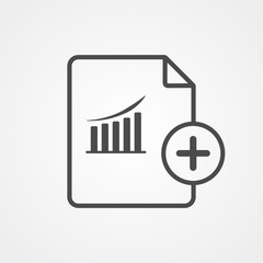 Add file vector icon sign symbol