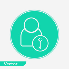 User vector icon sign symbol