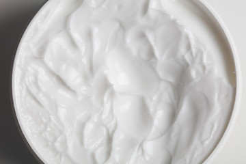 white cosmetic cream