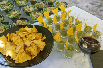 Guacamole, natural food. Mexican culture