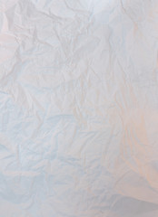 Fototapeta premium white crumpled paper texture background