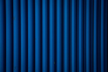 blue container wall