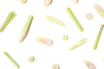 Fresh green lemon grass