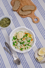 Salad with pasta