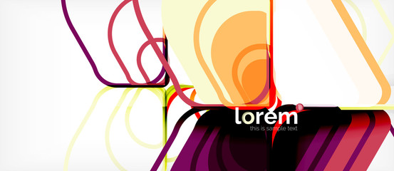 Abstract background multicolored geometric shapes modern design