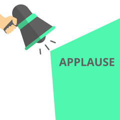Word writing text Applause.