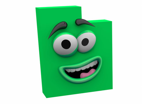 recommend clip art: Utah State Map Eyes Mouth Funny Cartoon Face 3d Illustration