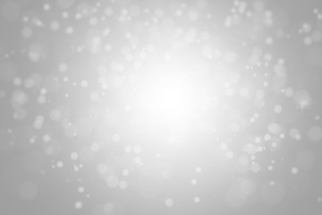 white snow on gradient silver background, white bokeh on silver background, glitter extended on background,  snowy gray background, silver bokeh wallpaper