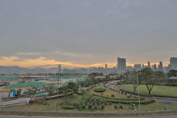 view of construction site at old Kai Tak airport