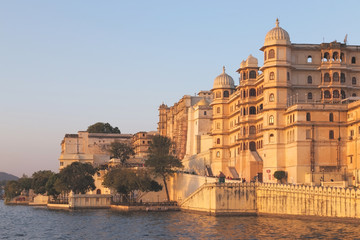 Udaipur City Palace in Rajasthan state of India