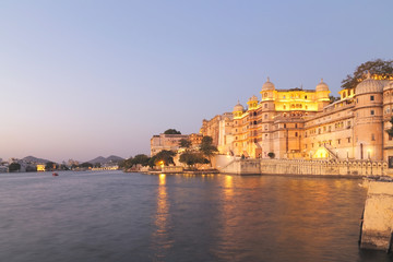 Fototapeta premium Udaipur City Palace in Rajasthan state of India