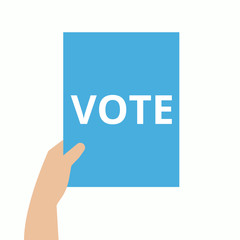 Word writing text Vote.