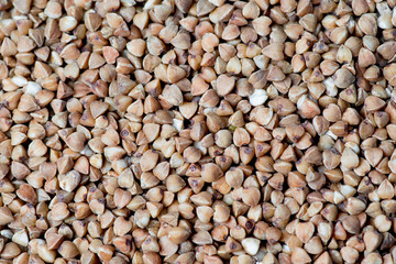 various cereals and groats on a table