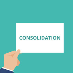 Writing note showing Consolidation.