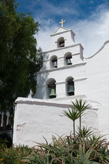 Historic  Mission Basilica San Diego de Alcalá in San Diego, California