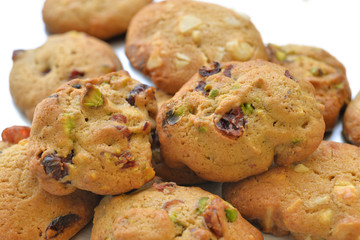 Homemade cookies - Cranberry pistachio and white chocolate macadamia