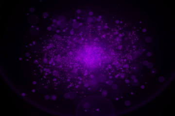 black and purple gradient background with bokeh, bokeh background for night party, beautiful extended bokeh and flair lighting on black background