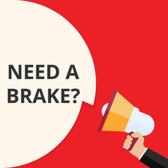 text Need A Brake question.