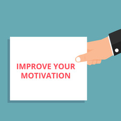 text Improve Your Motivation.