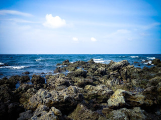 Natural Rocky Shore Morphology At Umeanyar Village, North Bali, Indonesia