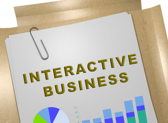 INTERACTIVE BUSINESS concept