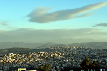 Panorama of Nazareth; city - Nazareth, country - Israel, date - 12/11/2018