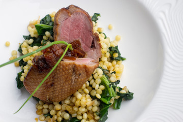  duck with marmalade onion pasties