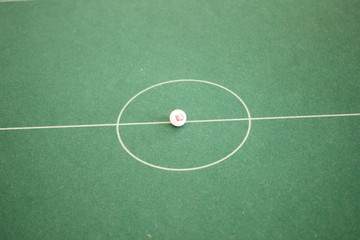Subbuteo calcio da tavolo partita a calcio tra squadre © giacomomaroni
