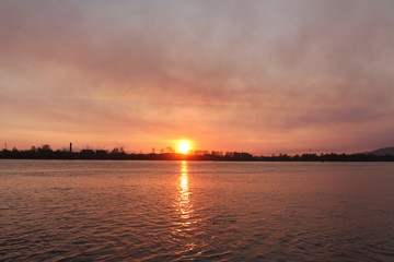 Naklejka premium sunset