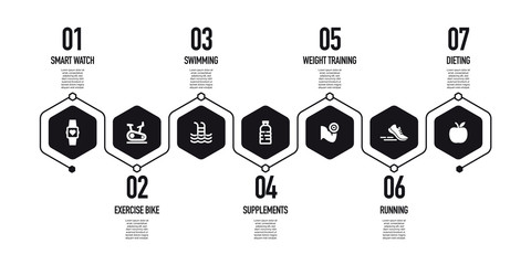 FITNESS INFOGRAPHIC CONCEPT