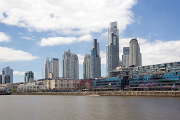 New buildings in Puerto Madero in Buenos Aires, Argentina