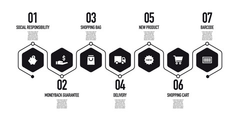 SHOPPING INFOGRAPHIC CONCEPT