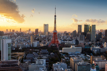Tokyo Tower at Sunset