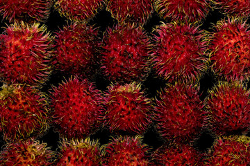 Fototapeta premium Rambutans fruit background 