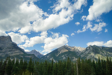 Obraz premium バンフの町並み