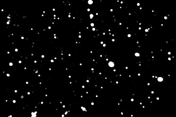 Falling snowflakes