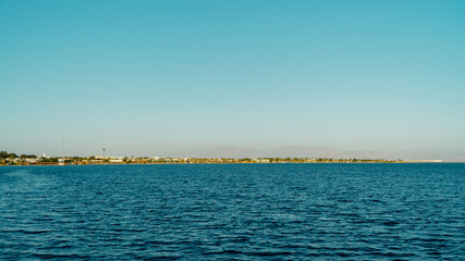 Egypt red sea Dahab in Sunny weather.