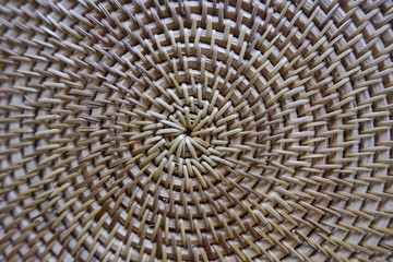 Handcraft Weaving Texture Background.