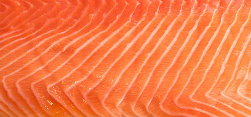 Natural Atlantic Norwegian Salmon Fillet Texture or Pattern © ange1011