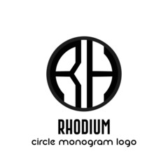 Emblema logo identità monogramma logotipo business simbolo astratto segno