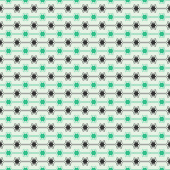 Geometric star shape vector seamless pattern