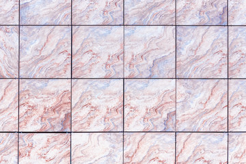 Square pattern marble tiles background