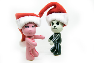 orsetti con cappello babbo natale