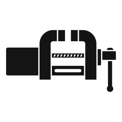 Garage vice icon. Simple illustration of garage vice vector icon for web design isolated on white background