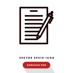 Document vector icon