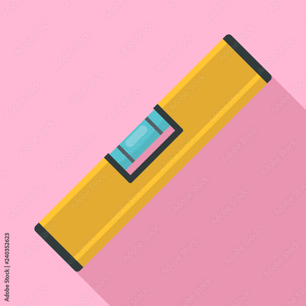 Poster level tool icon. flat illustration of level tool vector icon for web design