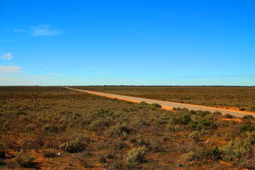 Fototapeta premium Road across the Nullarbor Plain