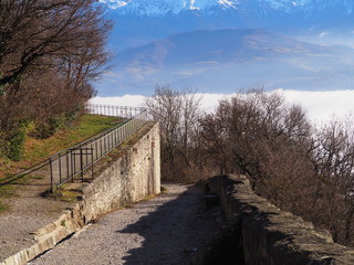 Fototapeta premium Pathway in the Chartreuse mountain