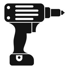 Electric wireless drill icon. Simple illustration of electric wireless drill vector icon for web design isolated on white background